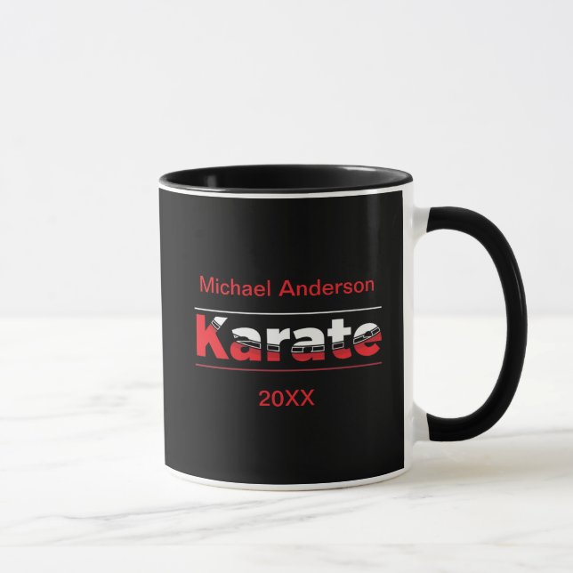 Caneca Karate Martial Arts Red (Direita)