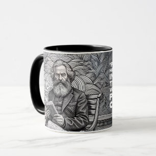 Caneca Karl Marx Cote Design - Seja a mudança!