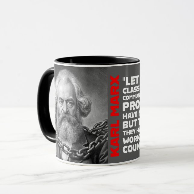 Caneca Karl Marx Perder as correntes! (Frente Esquerda)