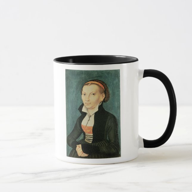 Caneca Katharina von Bora, esposa futura de Martin (Direita)
