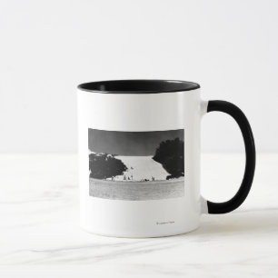 Caneca Kauai, Havaí - vista de areias do descascamento