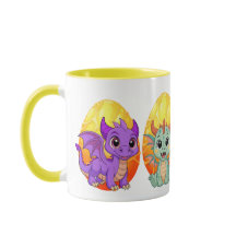 Caneca Kawaii de Dragão