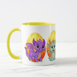 Caneca Kawaii de Dragão