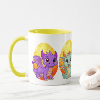 Caneca Kawaii de Dragão