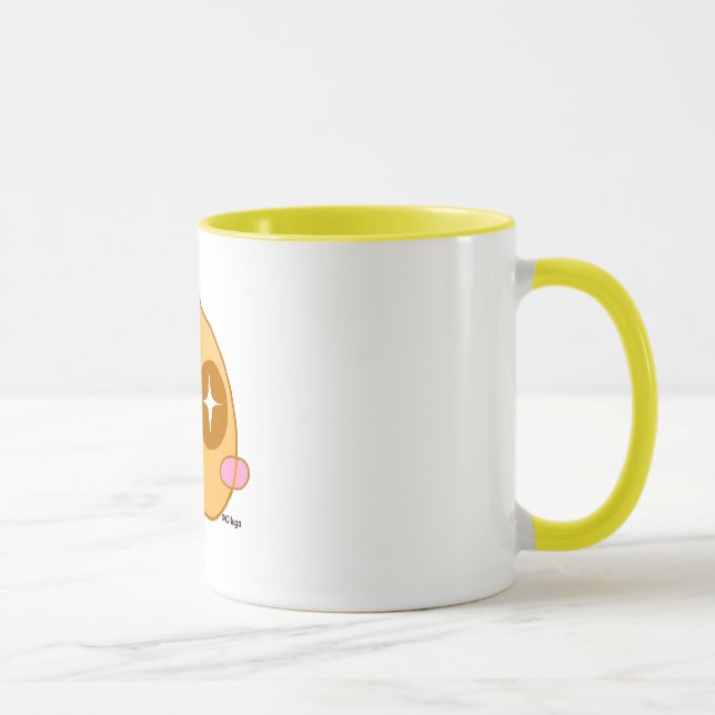 Caneca Kawaii do grão-de-bico (Direita)