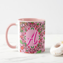 Caneca Kawaii Red Cherry Vibes Cute Girly Aesthetic [Pro