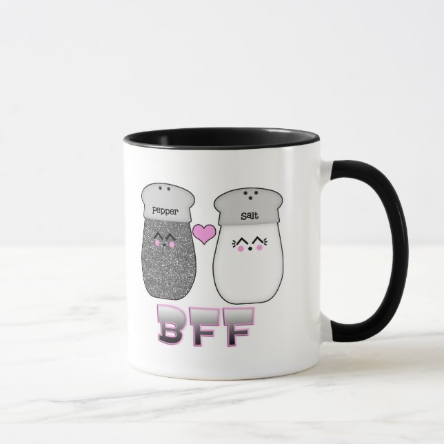 Caneca Kawaii Sal e Pimenta BFF (Direita)