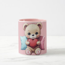 Caneca Kawaii Teddy Bear