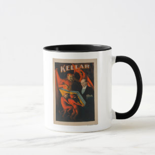 Caneca Kellar Devil e Demônios com Poster de Magia