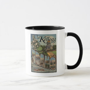Caneca Kellogg, Idaho - Cenas com Letras Grandes