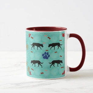 Caneca Kelpie australiano