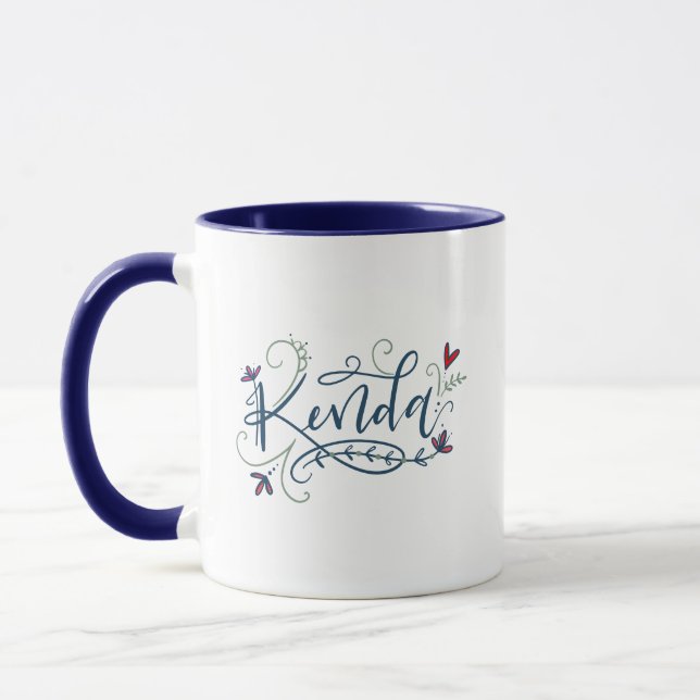 Caneca Kenda - Ordem de Carta Personalizada - (Esquerda)
