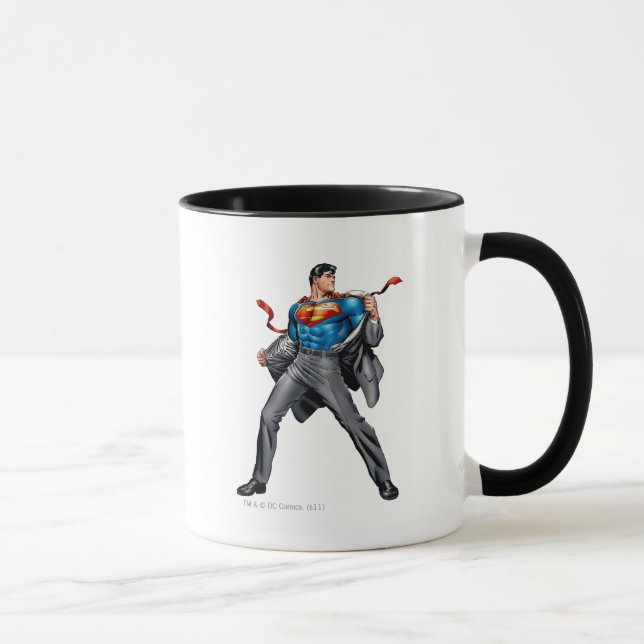 Caneca Kent muda para o Super-Homem (Direita)