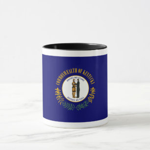 Caneca Kentucky: Bandeira do Estado dos EUA da Comunidade