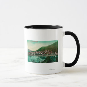 Caneca Ketchikan, Vista da Cidade do Alasca - Primeira Ci