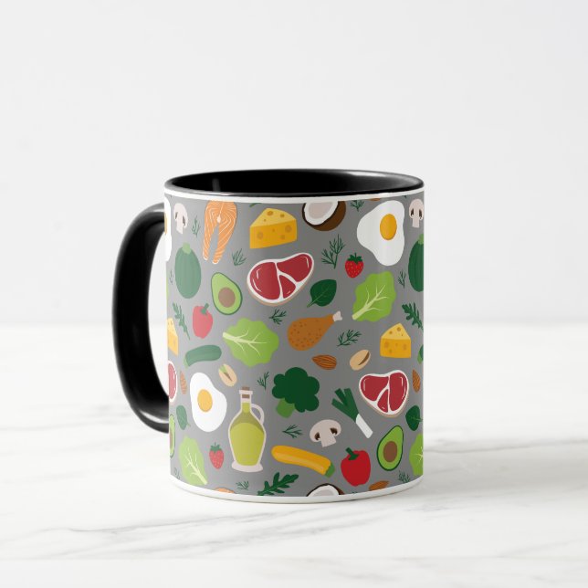 Caneca Keto Coffee Mug (Frente Esquerda)