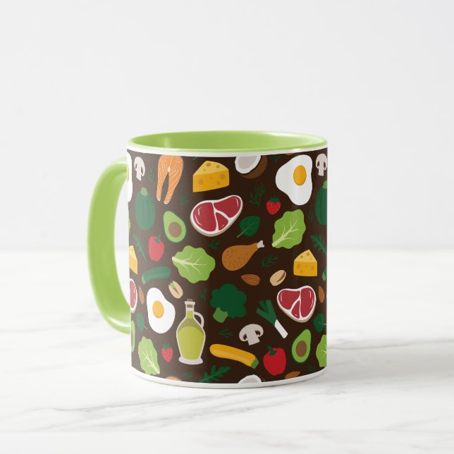 Caneca Keto Coffee Mug (Frente Esquerda)