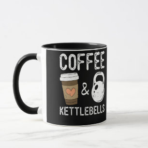 Caneca Kettlebells Giro de Malhação de Café