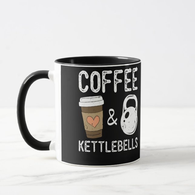Caneca Kettlebells Giro de Malhação de Café (Esquerda)