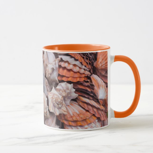 Caneca Key West, conchas marinhas (Direita)