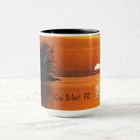 Key West, pôr do sol na Flórida, Mug