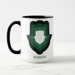 Caneca Khamsa Green Mug