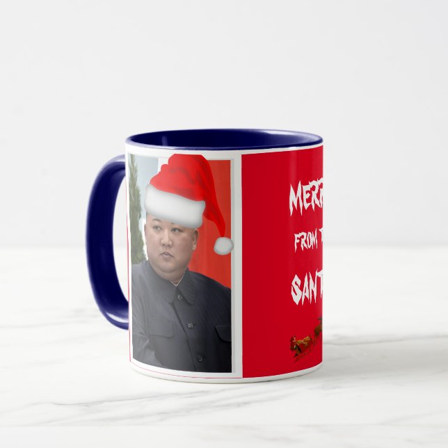 Caneca Kim Jung Un Christmas Mug (Frente Esquerda)