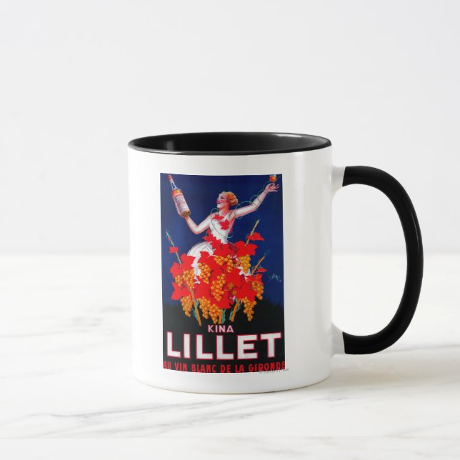 Caneca Kina Lillet Vintage PosterEurope (Direita)