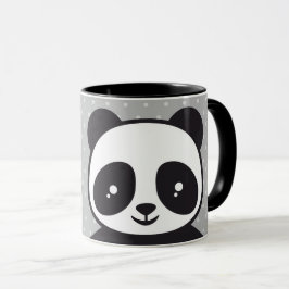 Caneca Kindertasse Pandabär - grau |