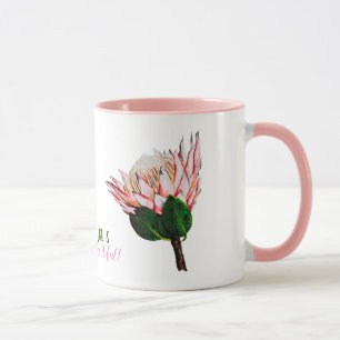 Caneca King Protea Beautiful Life Mug