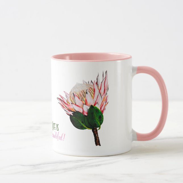 Caneca King Protea Beautiful Life Mug (Direita)
