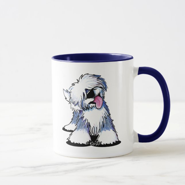 Caneca KiniArt OE Sheepdog Personalizado (Direita)