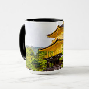Caneca Kinkaku-ji, pavilhão de ouros, Quioto