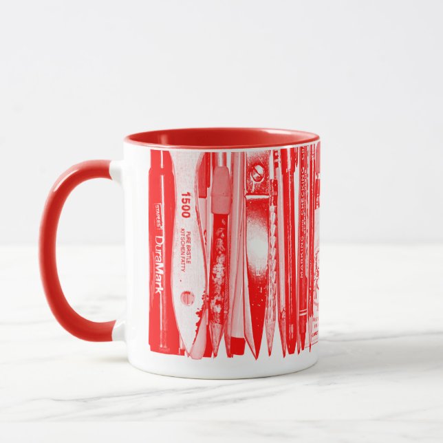 Caneca Kitschen FatDesk Mug Diner Red (Esquerda)