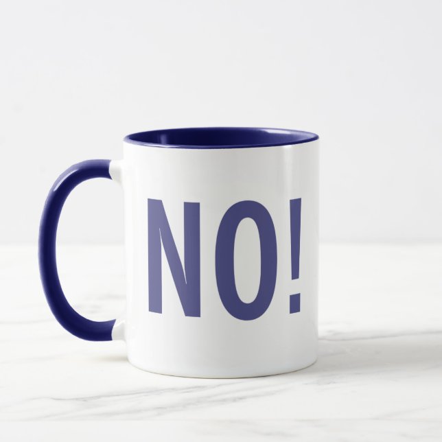 Caneca Kitschen Fatty NÃO! Deli Azul (Esquerda)
