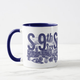 Caneca Kitschen Fatty S 9th Rua Mug Deli Blue