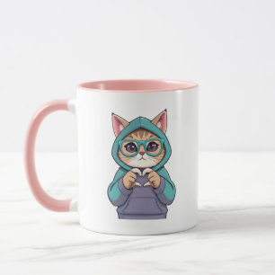 Caneca Kitten mandando seu amor