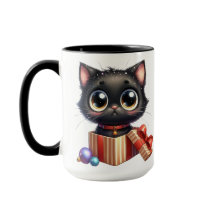 KITTENS E PRESENTES DE NATAL PRETO, CUTÂNEOS E ENG