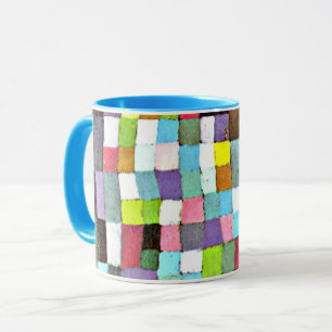 Caneca Klee - Abstração com referência à árvore de flores