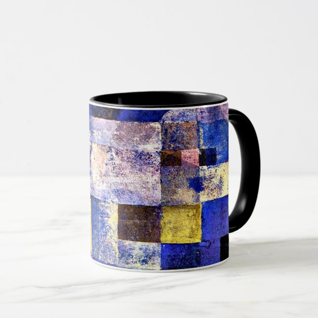 Caneca Klee - Lua, pintura de Paul Klee, (Frente Esquerda)