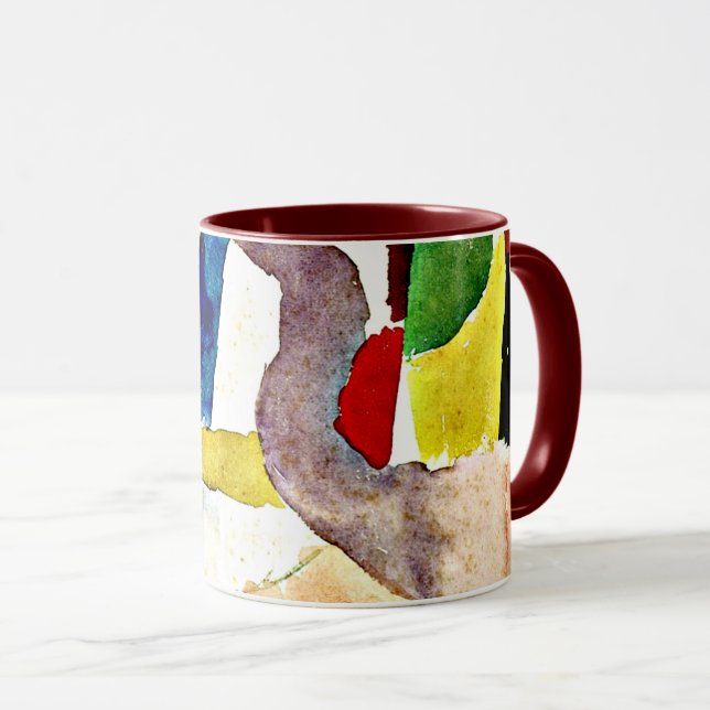 Caneca Klee - Paética Watercolor, Vermelho (Frente Esquerda)
