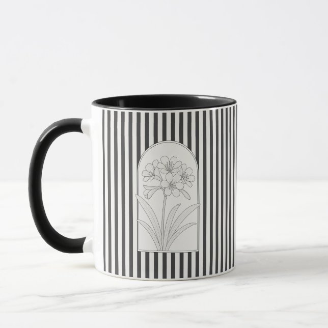 Caneca Klivia Elegant Flower Botanical (Esquerda)
