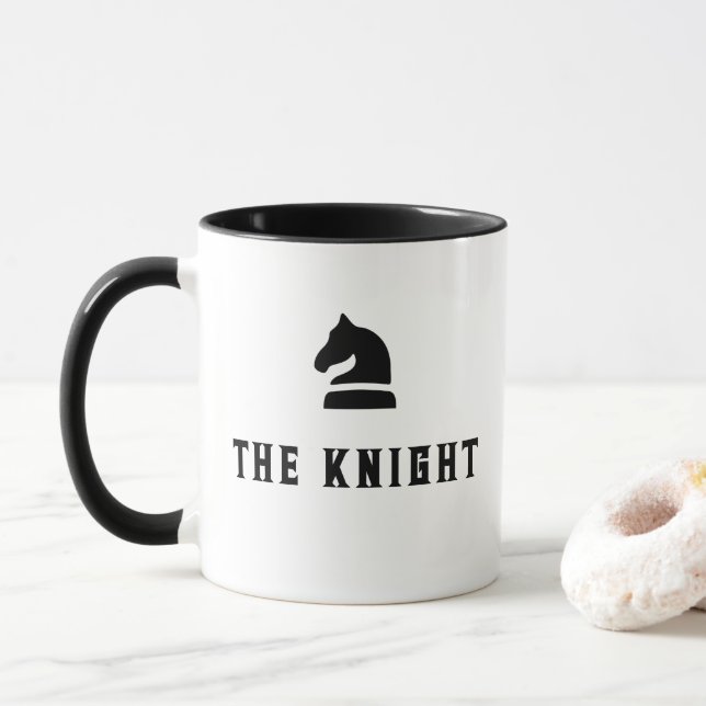 Caneca Knight Chess Mug (Com Donut)