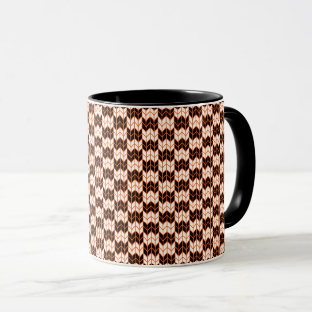 Caneca KNIT Black Combo Mg. (Frente Esquerda)