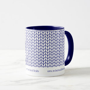 Caneca KNIT Business ID Marinho Combo Mug.