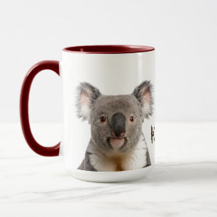 Caneca Koaliated Quote Divertido Koala Bear Australiano