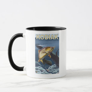 Caneca Kodiak, AlaskaCutthroat, Seção Cruzada