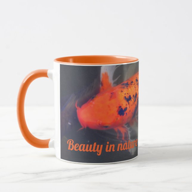 Caneca Koi, Pez Carpa (Esquerda)