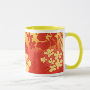 Caneca Kona mistura o hibiscus havaiano