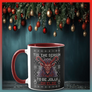 Caneca Krampus Esta É A Época De Ser Jolly Ou Outra